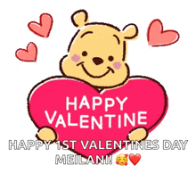 Pooh And Valentines Happy Valentine GIF - Pooh And Valentines Happy Valentine Love GIFs