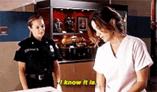 Station19 Carina Deluca GIF - Station19 Carina Deluca I Know It Is GIFs