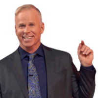 Pointing Fingers Gerry Dee Sticker - Pointing Fingers Gerry Dee Family Feud Canada Stickers