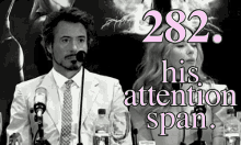 Robert Downey Jr His Attention Span GIF