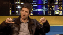 Outta Here GIF - Noel Gallagher Thumbs Down Gone GIFs