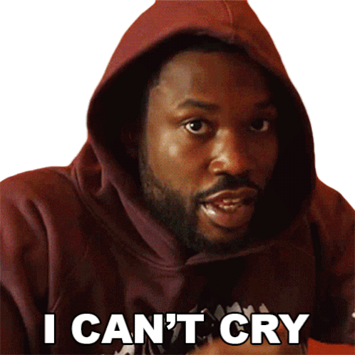 I Cant Cry Meek Mill Sticker - I Cant Cry Meek Mill There Are No Tears Left Stickers