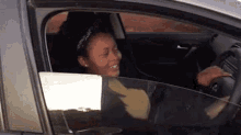 Laughing In A Car GIF