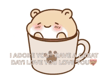 kakao arachi coffee love good morning cute