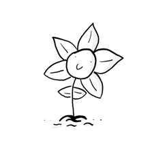 Flower Sketch GIF