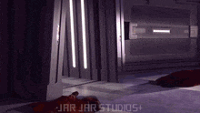 jar jar studios + is written on the bottom of a picture