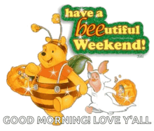 Have A Beautiful Weekend Bee GIF