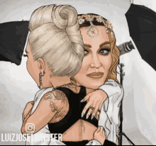 Madonna Lady Gaga GIF - Madonna Lady Gaga Oscars GIFs