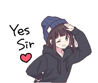 Yes Yes Sir Sticker - Yes Yes Sir Salute Stickers