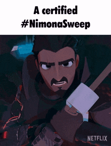 Nimona Nimona Sweep GIF - Nimona Nimona Sweep Nimonasweep GIFs