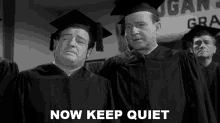Now Keep Quiet Bud Alexander GIF - Now Keep Quiet Bud Alexander Abbott And Costello Meet The Invisible Man GIFs