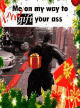 Me On My Way To Beat Your Ass Christmas GIF - Me On My Way To Beat Your Ass Christmas Me On My Way GIFs