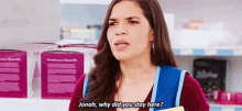 Superstore Amy Sosa GIF - Superstore Amy Sosa Jonah Why Did You Stay Here GIFs