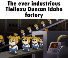 the ever industrious tleilaxu duncan idaho factory animated cartoon