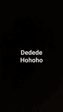 Dededede Hohohoho GIF - Dededede Hohohoho GIFs