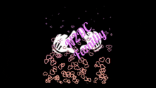 a pink heart with the words " n2dc family " on it