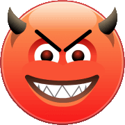 Devil Laugh Sticker - Devil Laugh Stickers