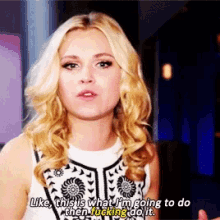 Eliza Taylor Elizajaneface GIF - Eliza Taylor Elizajaneface This Is What Im Going To Do GIFs
