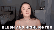 Blush And Highlighter Fiona Frills GIF - Blush And Highlighter Fiona Frills Fiona Frills Vlogs GIFs