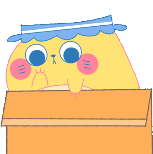 Nervous Boxy Kitten Tries To Avoid Eye Contact Sticker - Boxy Kitten Cute Adorable Stickers