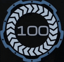 a circle with arrows and the number 94 inside of it