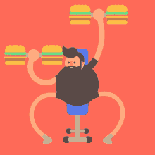 Burger Hangry GIF - Burger Hangry Hungry GIFs