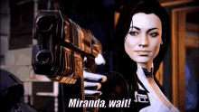 Miranda Lawson Mass Effect2 GIF - Miranda Lawson Mass Effect2 Wait GIFs