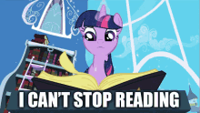 Mlp Twilight Sparkle GIF - Mlp Twilight Sparkle I Cant Stop Reading GIFs