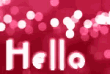 Hello Red GIF