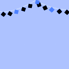 arabic writing on a blue background with squares