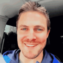 Stephen Amell Smile GIF - Stephen Amell Smile Handsome GIFs