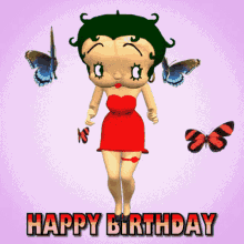Happy Birthday Birthday GIF - Happy Birthday Birthday Betty Boop GIFs