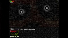 a screenshot of a game that says phantom bb on it