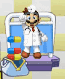 Mario Dr Mario GIF