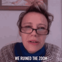 We Ruined The Zoom Kate Mckinnon GIF - We Ruined The Zoom Kate Mckinnon Ruth Bader Ginsburg GIFs