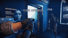 Ready Or Not Your Opinion GIF - Ready Or Not Your Opinion Memes GIFs