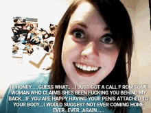 Overly Attached Girlfriend Cheating GIF - Overly Attached Girlfriend Cheating Laina Morris GIFs