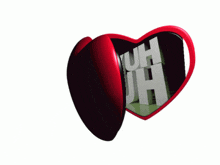 Nuh Uh Yuh Huh GIF - Nuh Uh Yuh Huh Heart Locket GIFs