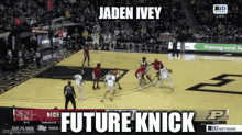Jaden Ivey Future Knick GIF - Jaden Ivey Future Knick Ivey GIFs
