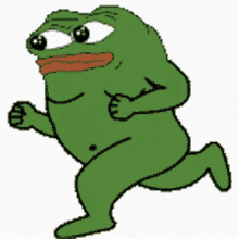 Pepe Running GIF