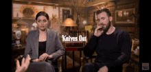 Chris Evans Knives Out GIF - Chris Evans Knives Out GIFs