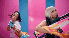 Coi Leray Nicki Minaj GIF - Coi Leray Nicki Minaj Blick Blick GIFs