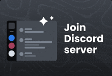 a sign that says " join discord server " on it