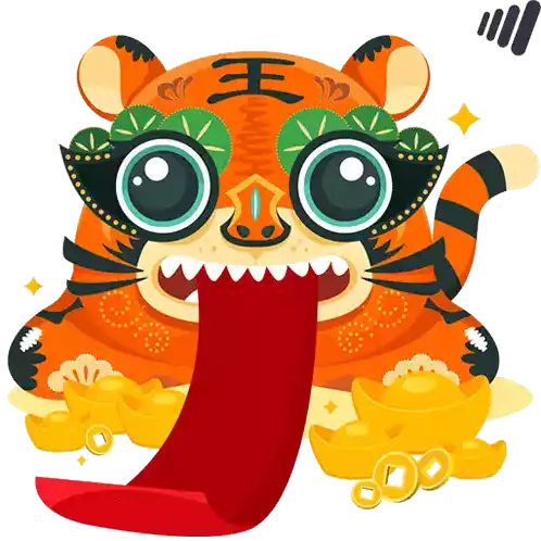 Mpg Tiger Cute Tiger Sticker - Mpg Tiger Cute Tiger Tiger Stickers