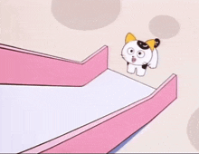 Tama And Friends Slide GIF - Tama And Friends Slide Slipping GIFs