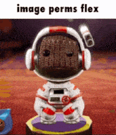 Image Perms Flex Astronaut Sackboy GIF - Image Perms Flex Astronaut Sackboy Saba GIFs