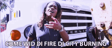 Come Wid Di Fire Di City Burning Mikayla Simpson GIF - Come Wid Di Fire Di City Burning Mikayla Simpson Koffee GIFs