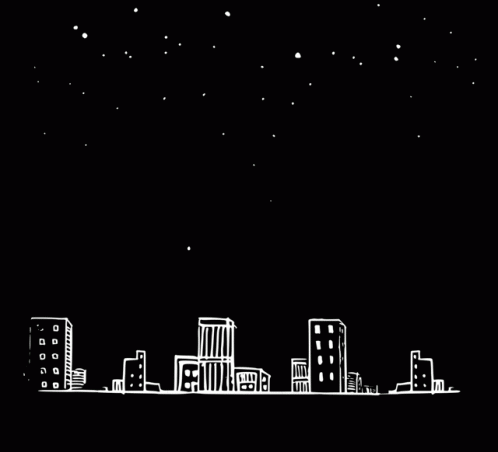 night sky city