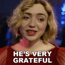 Hes Very Grateful Maddie Nears GIF - Hes Very Grateful Maddie Nears Peyton List GIFs