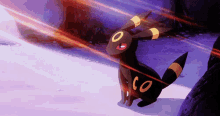a black pokemon with the letters co on it 's back